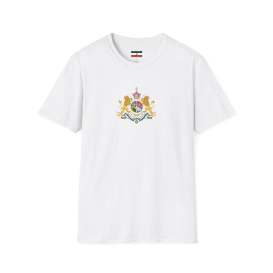 Pahlavi Monarchy Crest T-Shirt — Iran Imperial Emblem Tee