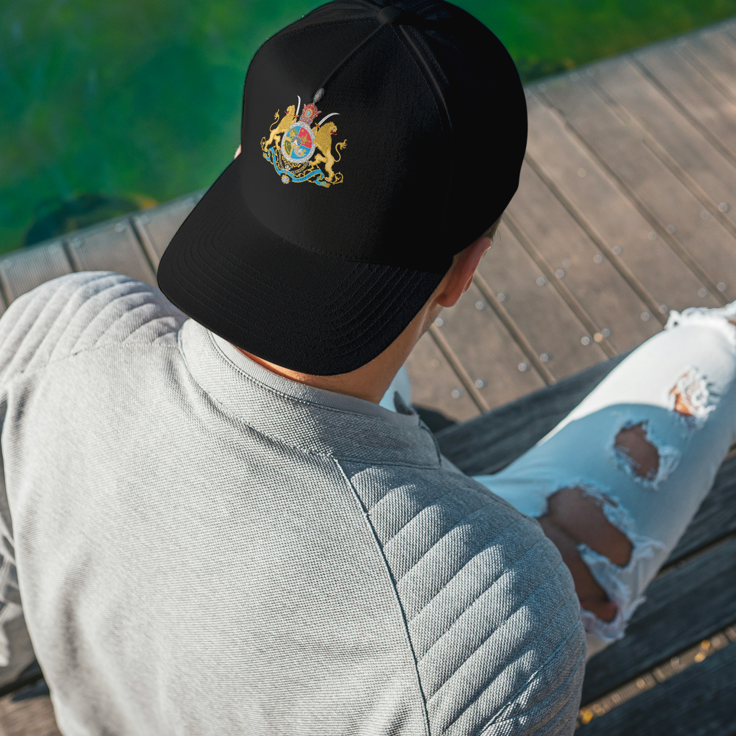 Persian Heritage Lion & Sun Crest Cap
