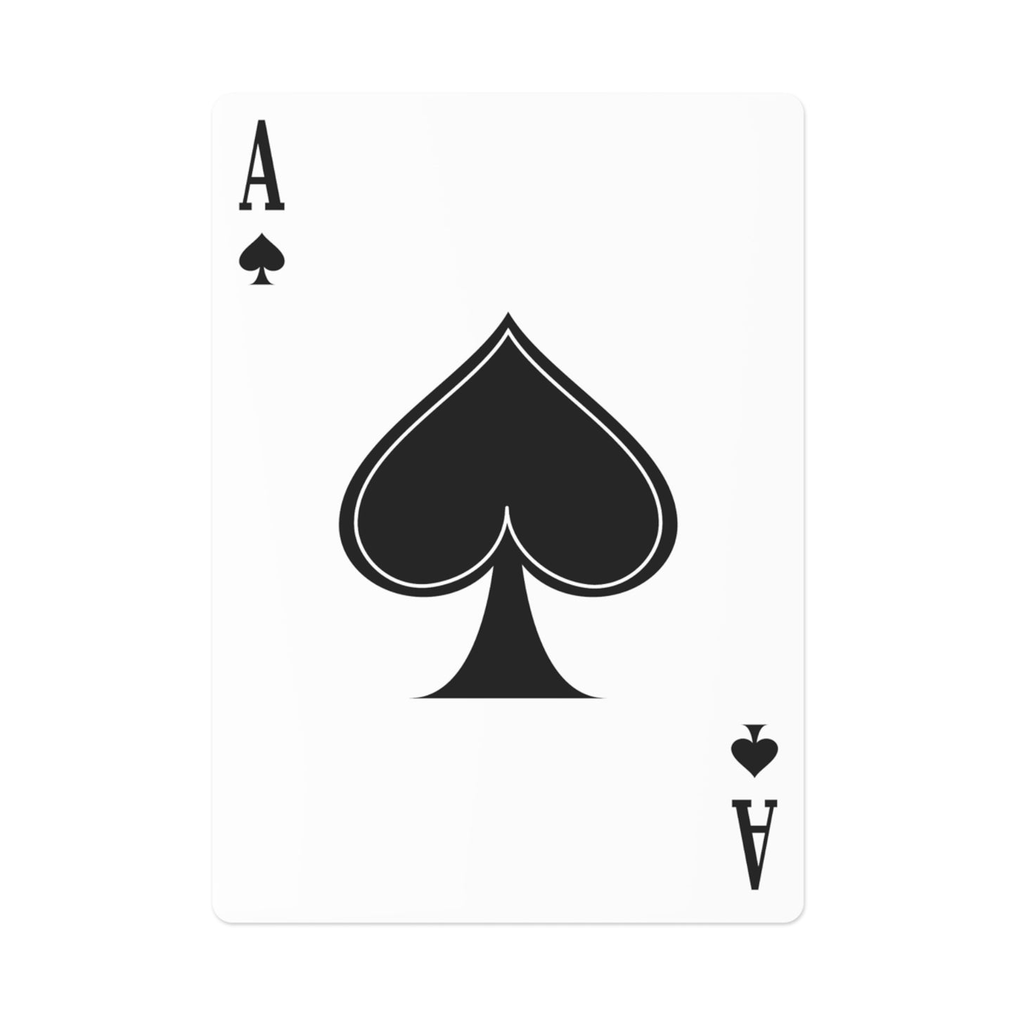 Black and Gold Iran Monarchy Royal Crest Design Poker Cards