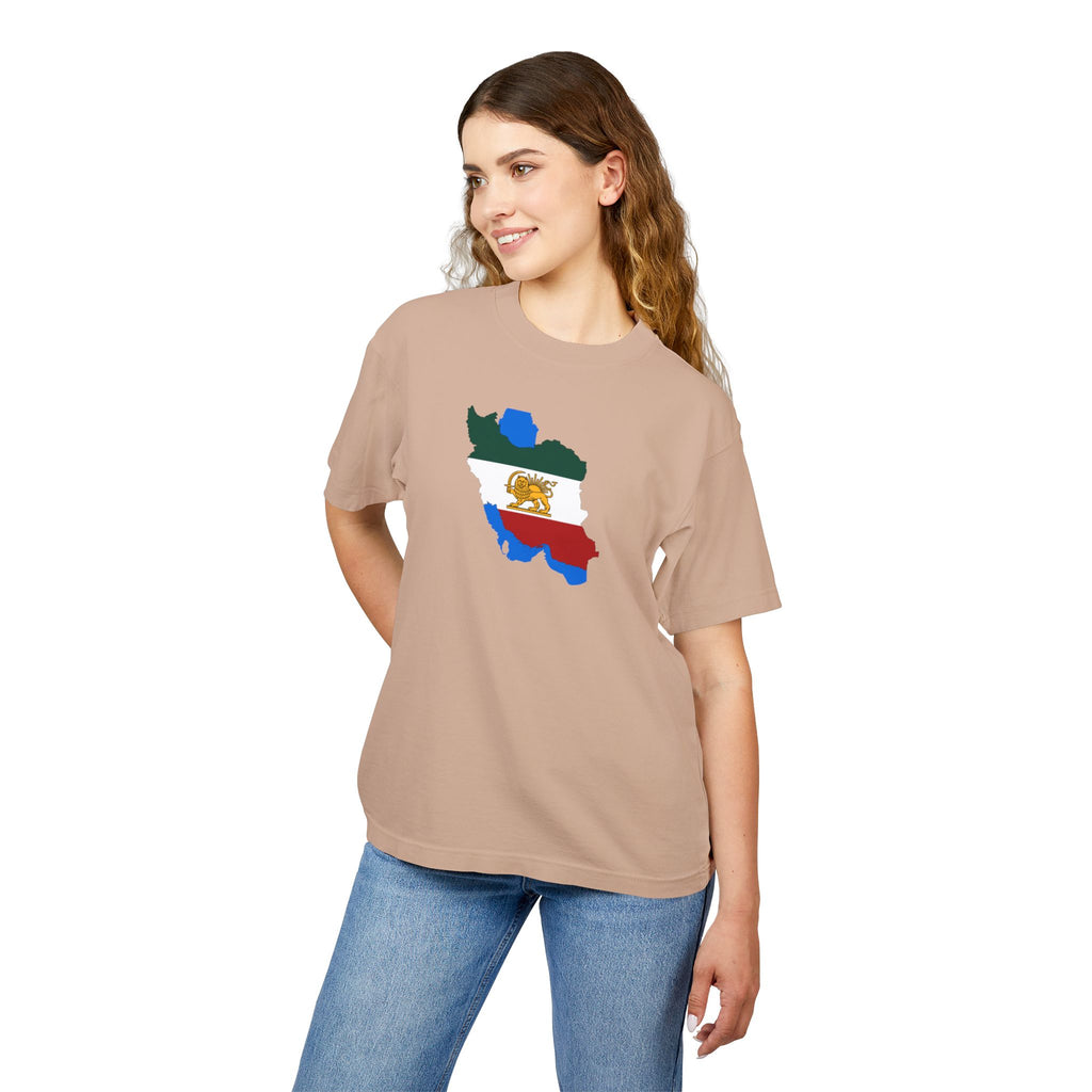 Iran Map with the Lion and Sun T-Shirt