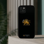 'JavidShah' Magnetic Impact-Resistant Case — Golden Lion and Sun Design
