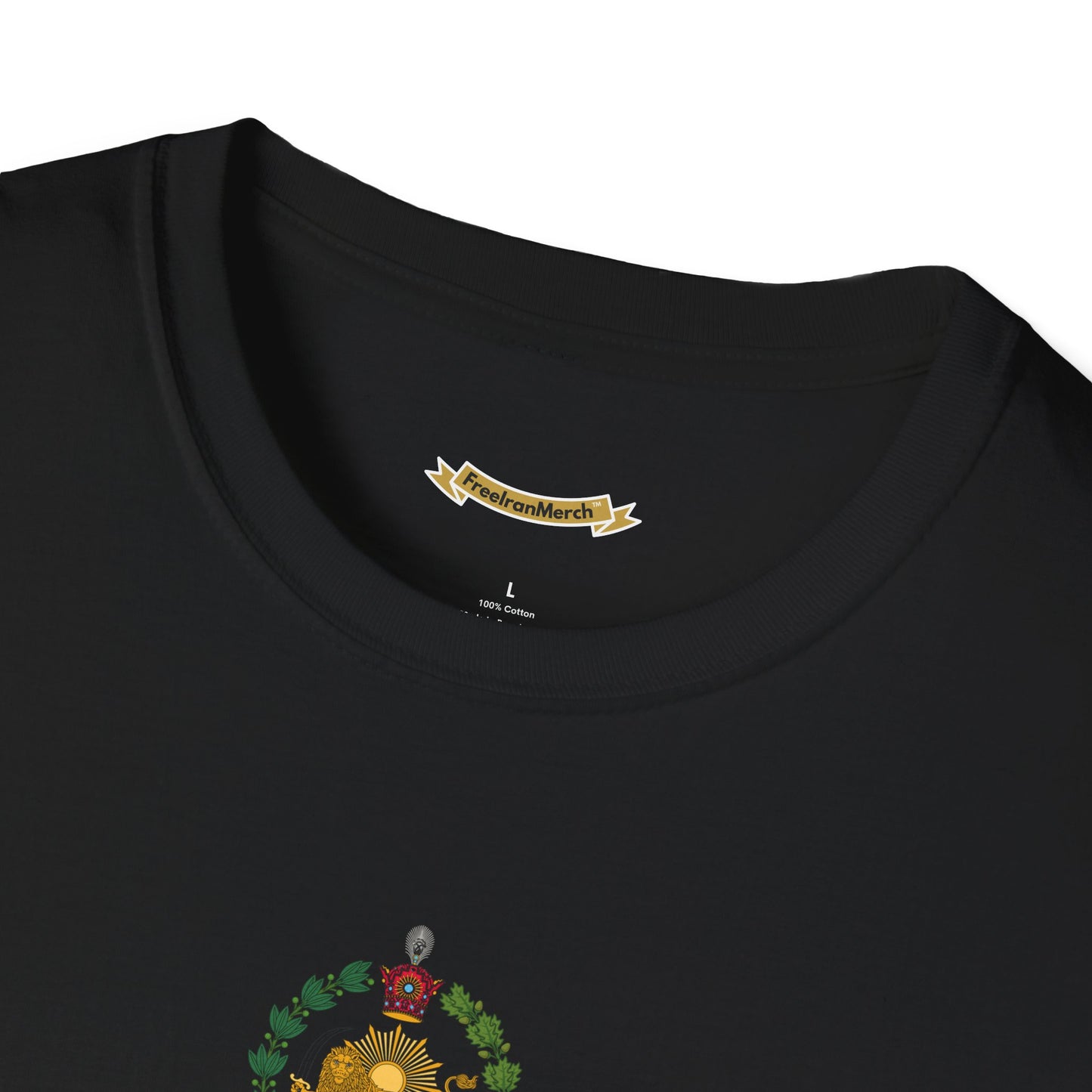 JavidShah Tee - Iran Monarchy Emblem Design T-Shirt