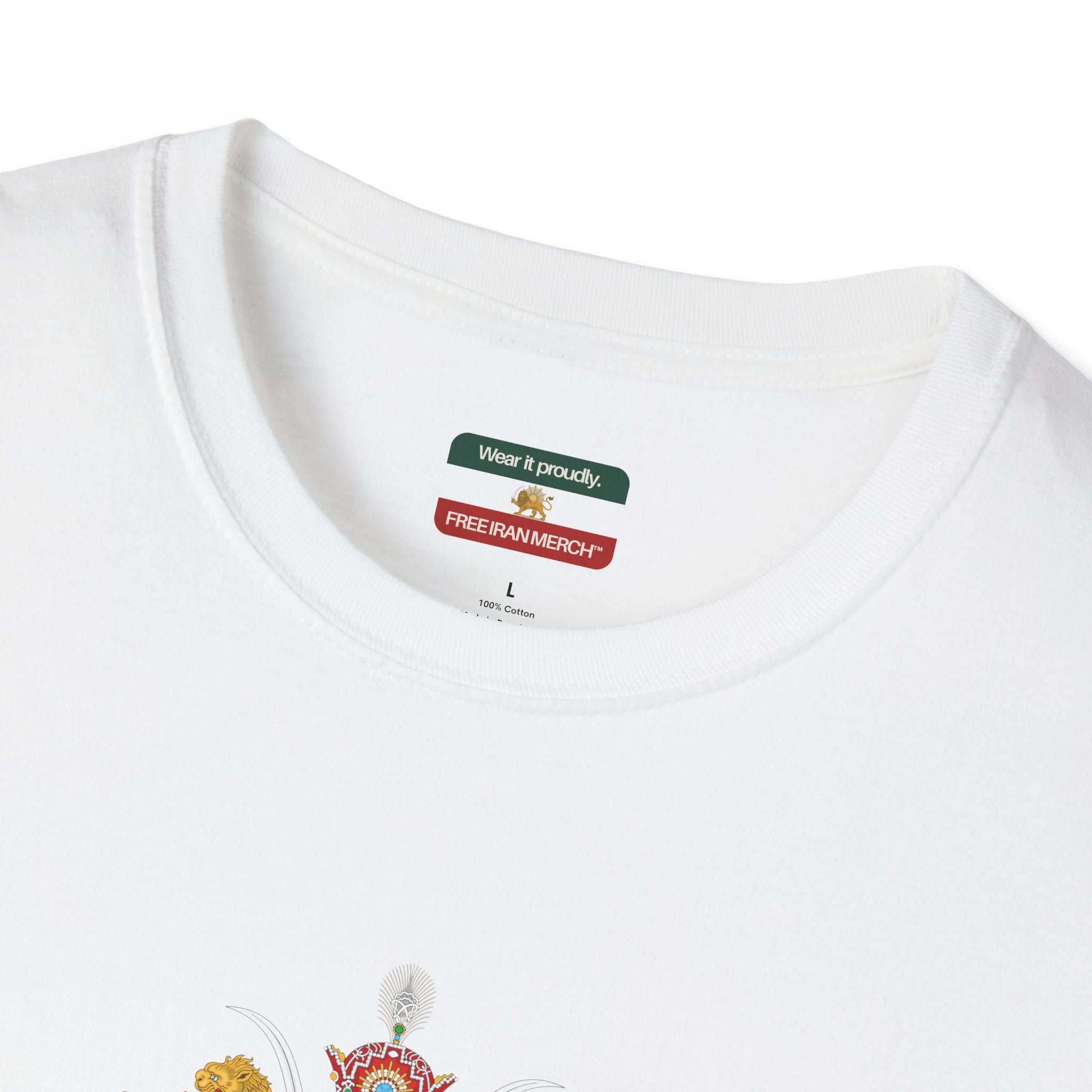 Pahlavi Monarchy Crest T-Shirt — Iran Imperial Emblem Tee