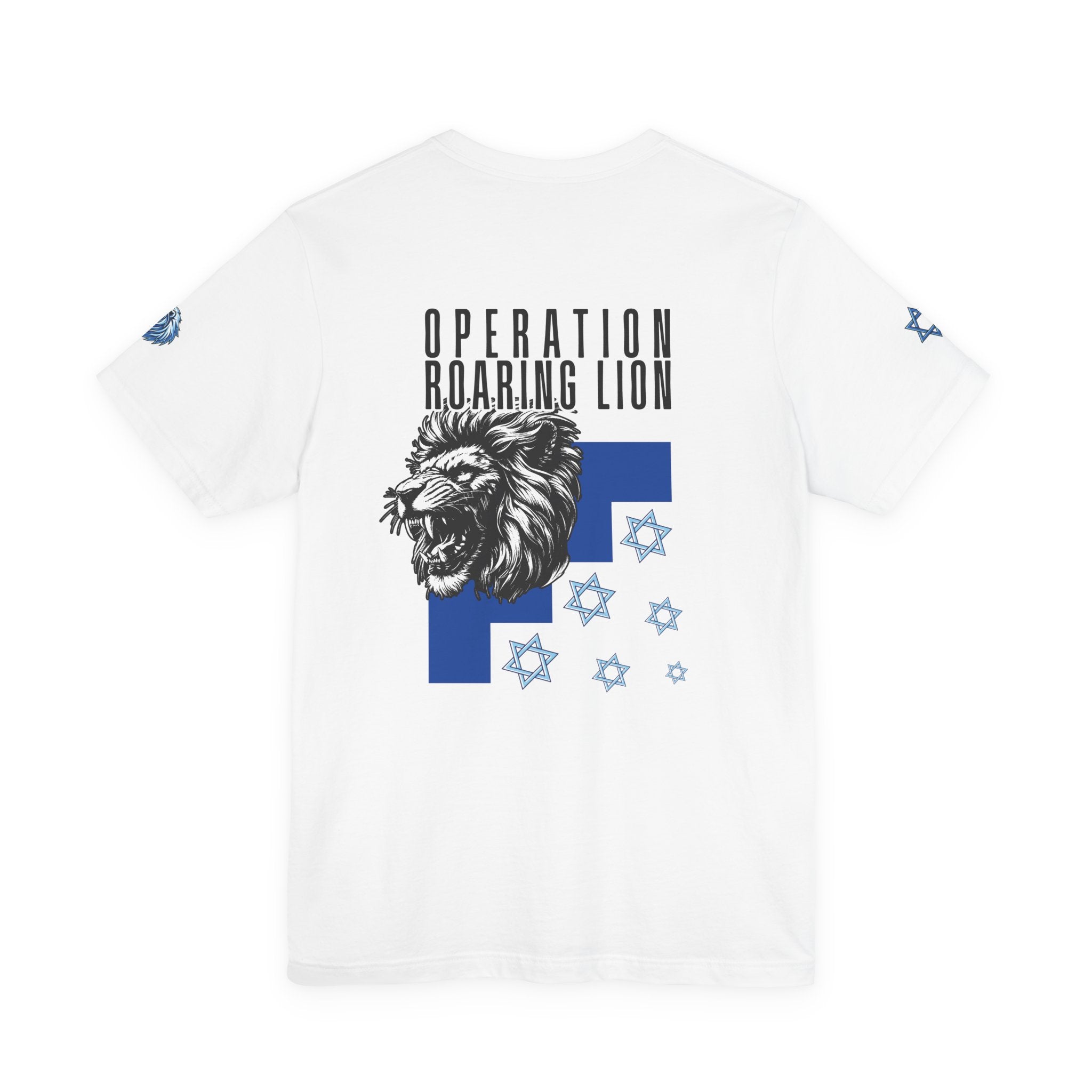 Roaring Lion Graphic Tee — 'Roaring Lion' Emblem with sleeves Graphics