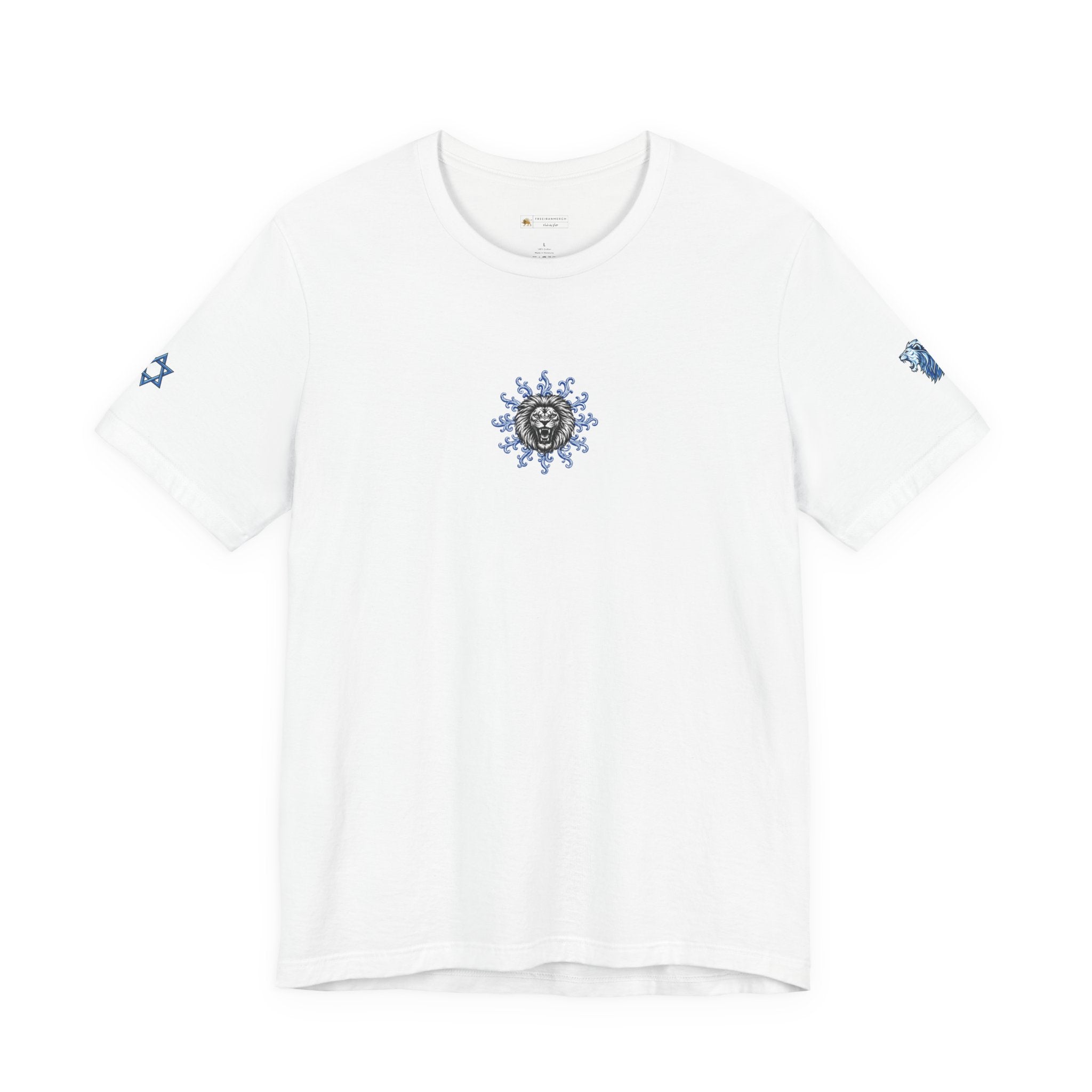 Roaring Lion Graphic Tee — 'Roaring Lion' Emblem with sleeves Graphics