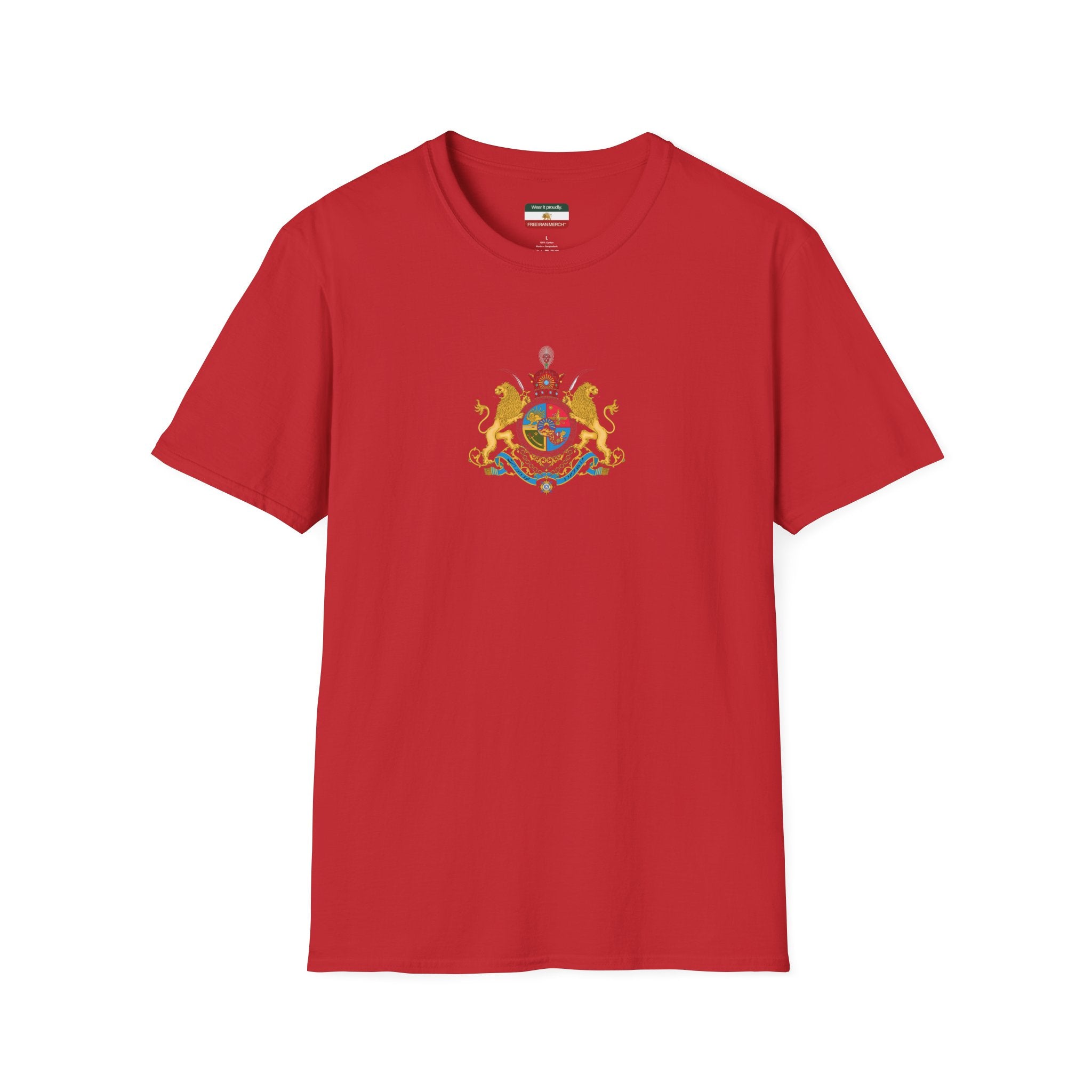 Pahlavi Monarchy Crest T-Shirt — Iran Imperial Emblem Tee