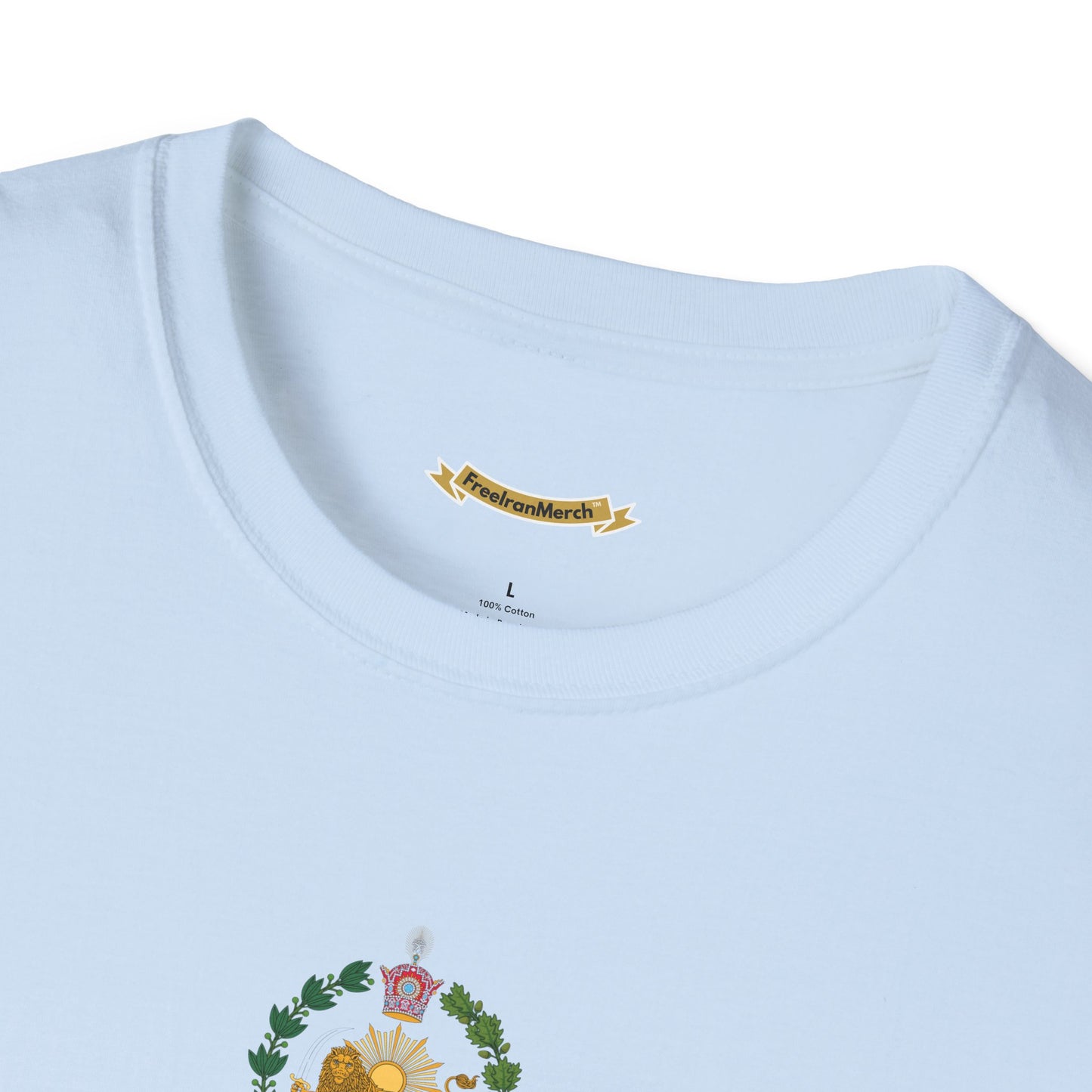 JavidShah Tee - Iran Monarchy Emblem Design T-Shirt