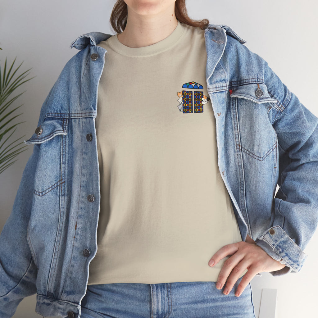 Iran Cute Chibi Style Collage Graphic Tee — Shah, Prince Reza Pahlavi & Iran Landmarks Travel T-Shirt