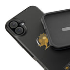 'JavidShah' Magnetic Impact-Resistant Case — Golden Lion and Sun Design