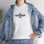 Faravahar Symbol T-Shirt - Persian Zoroastrian Winged Guardian Tee