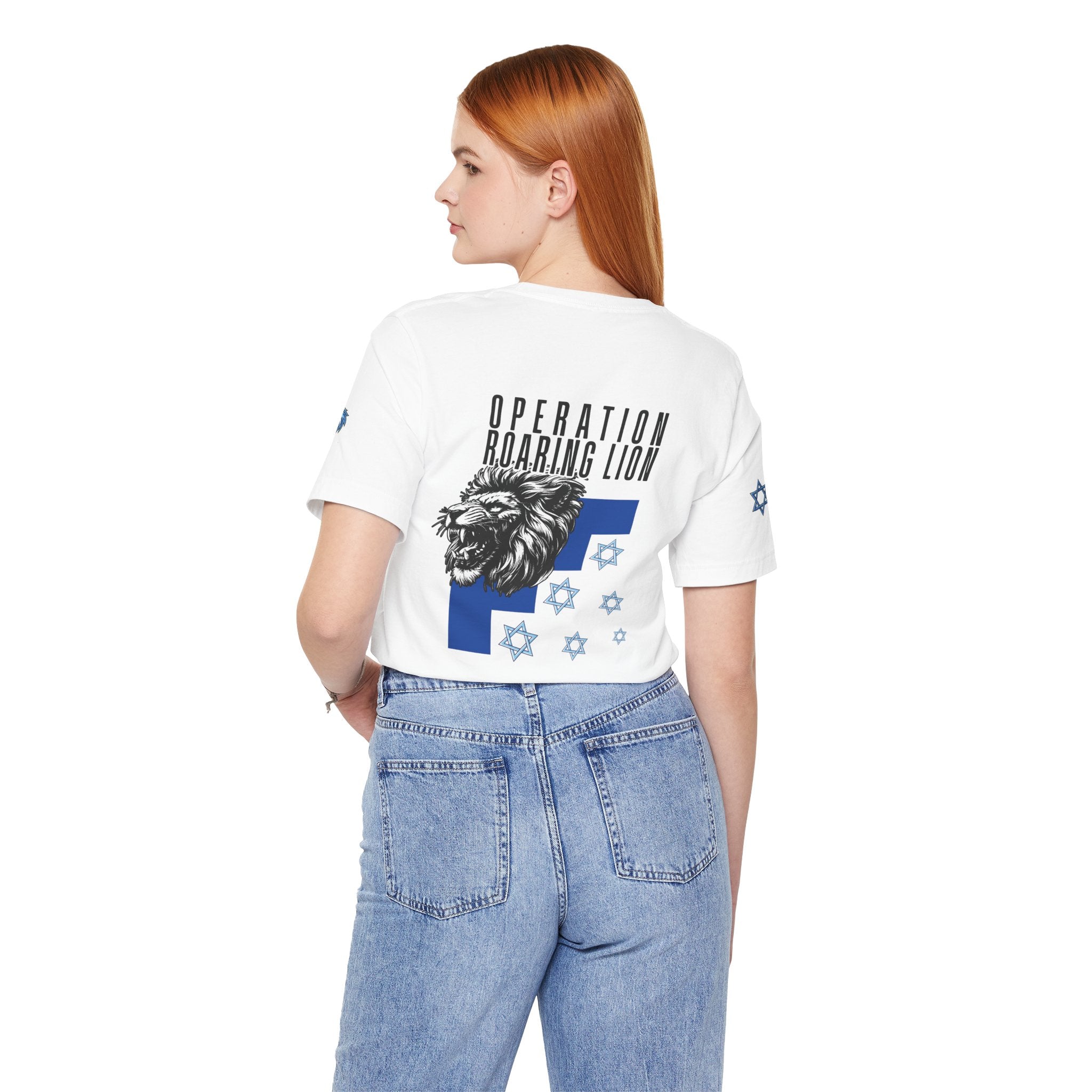 Roaring Lion Graphic Tee — 'Roaring Lion' Emblem with sleeves Graphics