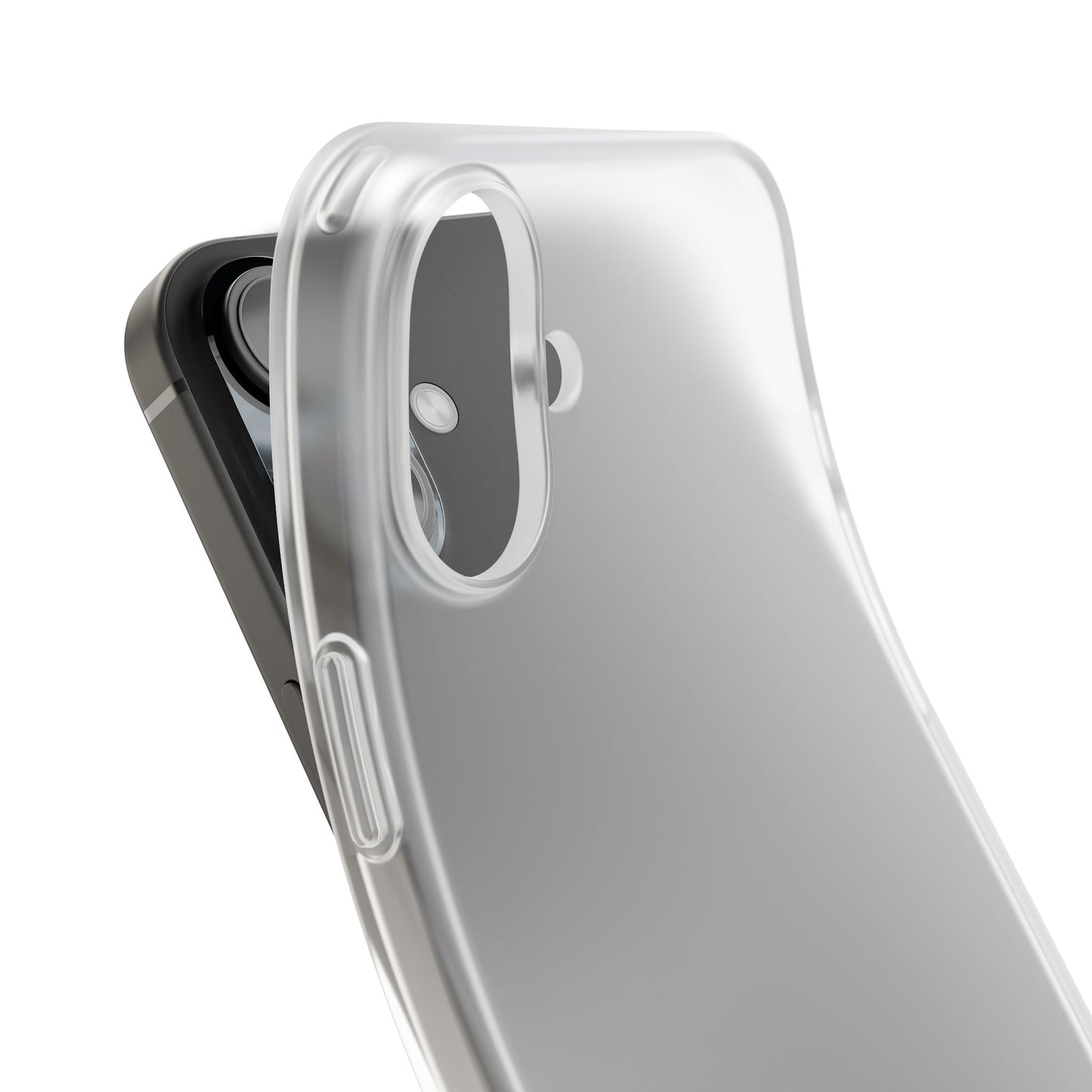 Minimal 'JavidShah' Clear Phone Case — Minimal Retro Stripe Accent