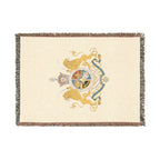 Iran Monarchy Crest Woven Blanket