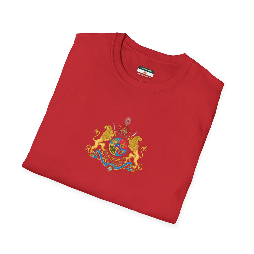 Pahlavi Monarchy Crest T-Shirt — Iran Imperial Emblem Tee