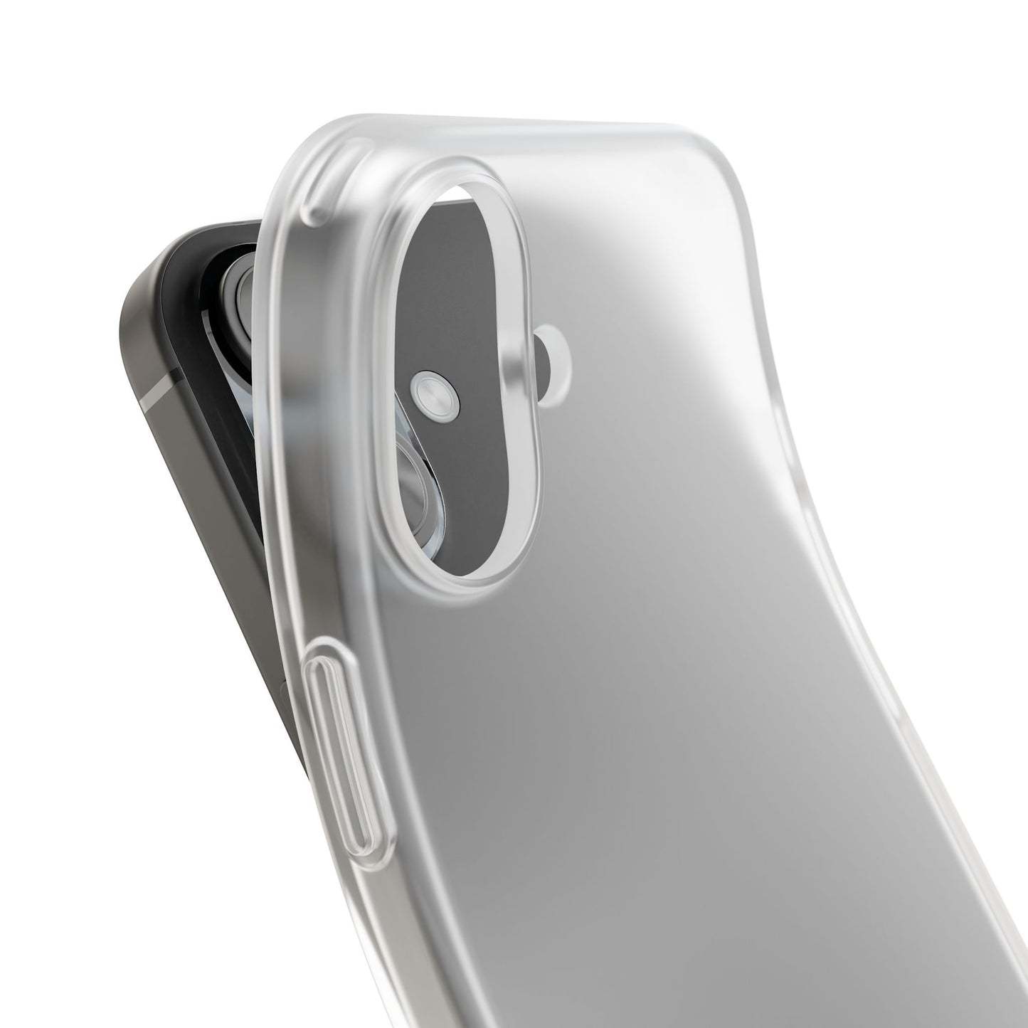 Minimal 'JavidShah' Clear Phone Case — Minimal Retro Stripe Accent