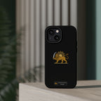 'JavidShah' Magnetic Impact-Resistant Case — Golden Lion and Sun Design
