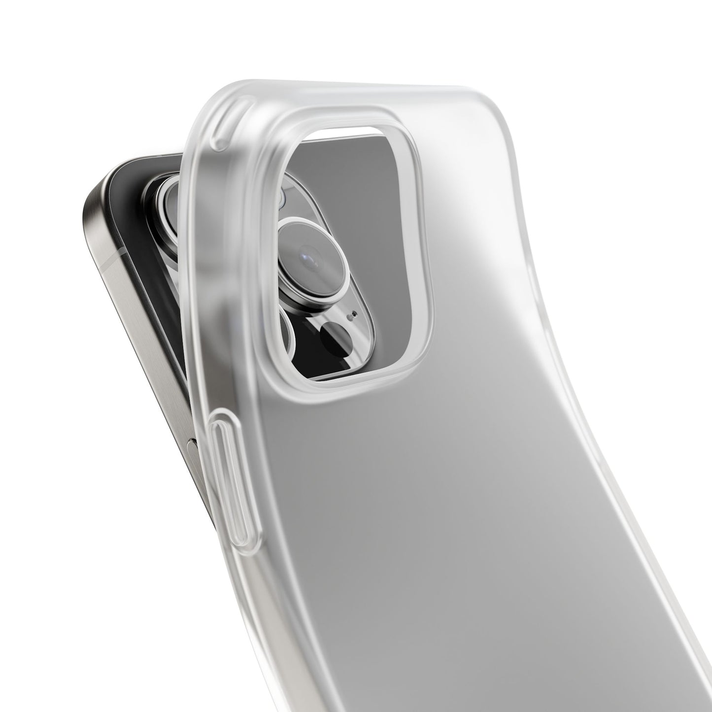 Minimal 'JavidShah' Clear Phone Case — Minimal Retro Stripe Accent