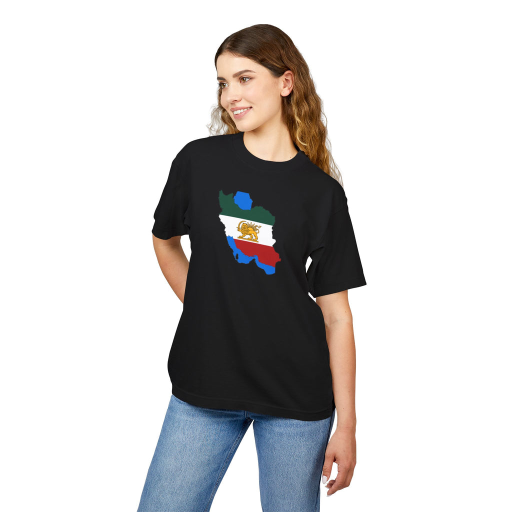Iran Map with the Lion and Sun T-Shirt