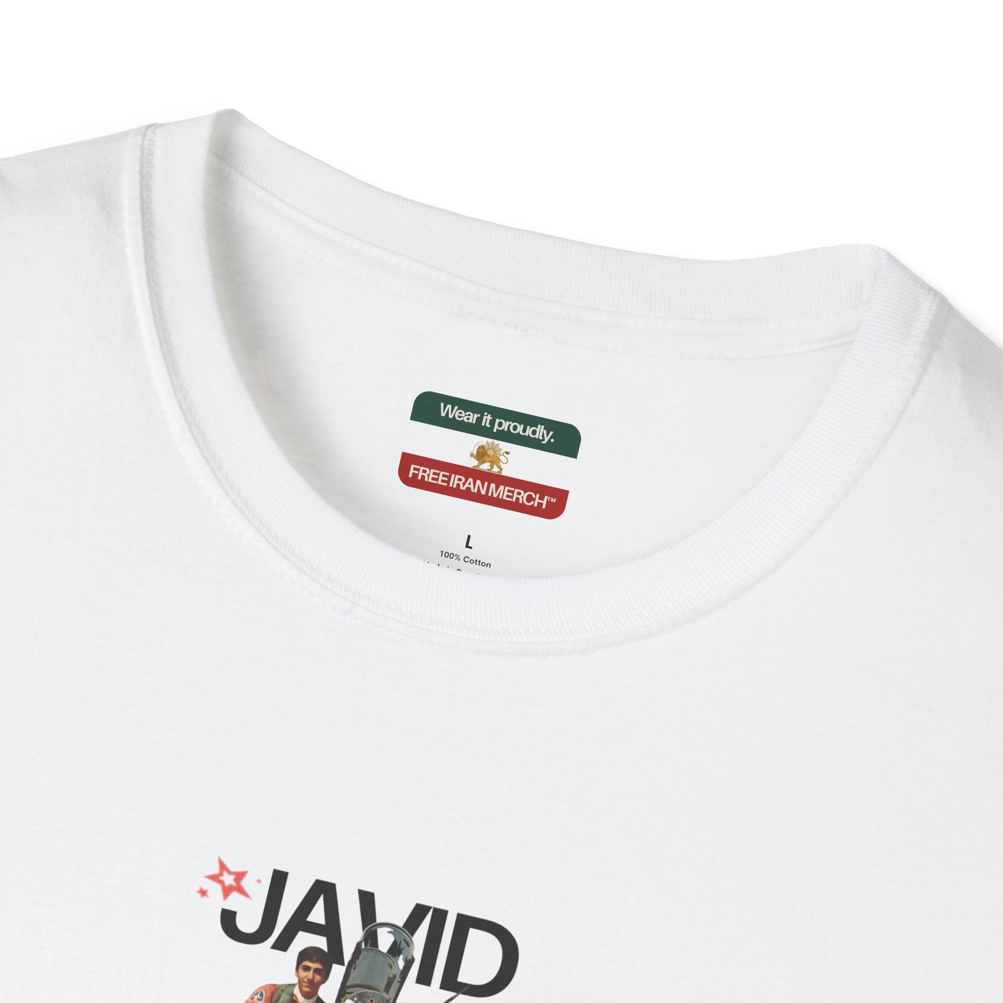 Vintage Lion & Sun Tee — "Payandeh Iran JavidShah" Prince Reza Pahlavi Tribute