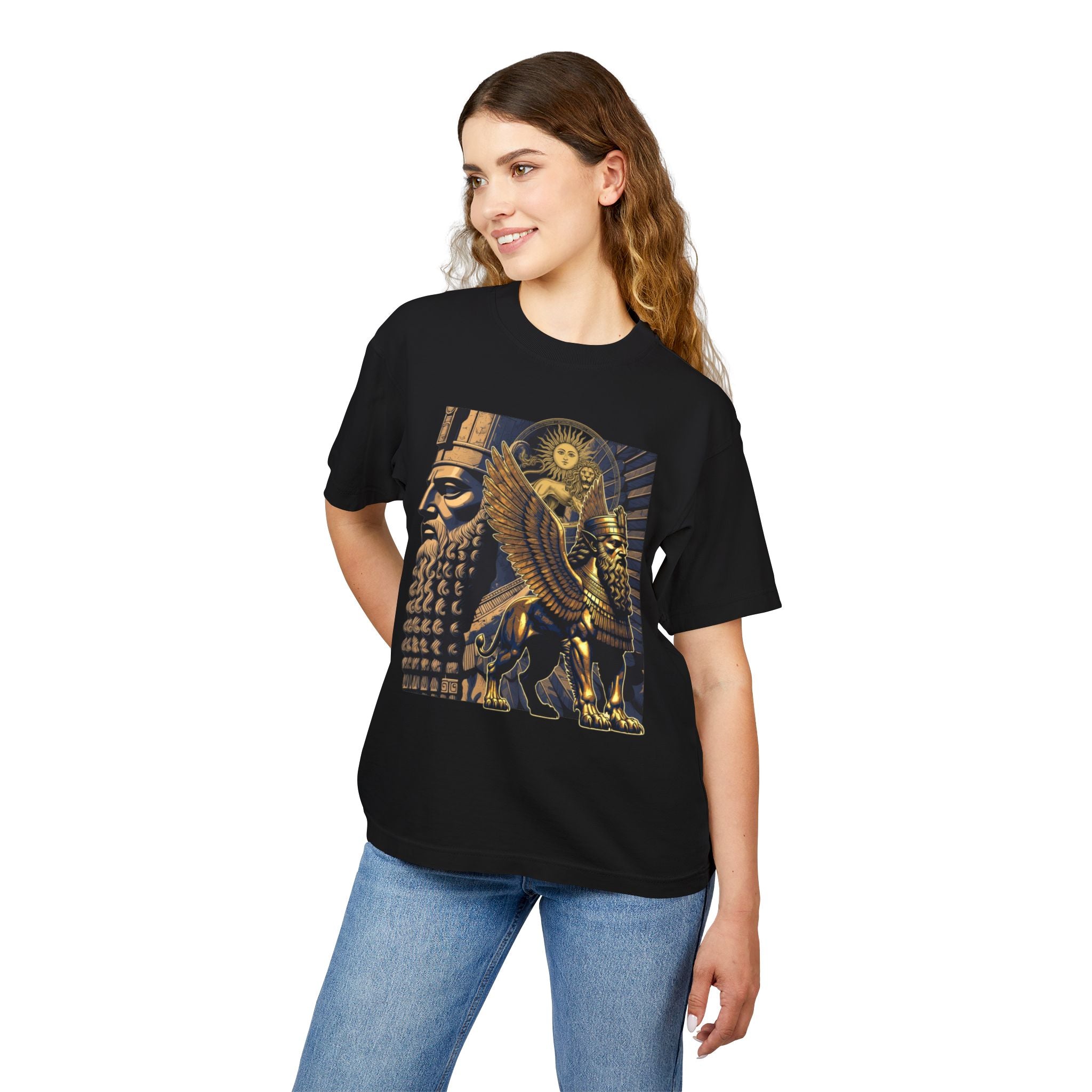 Achaemenid Persia Heritage Tee - Lion & Sun Persepolis Symbols