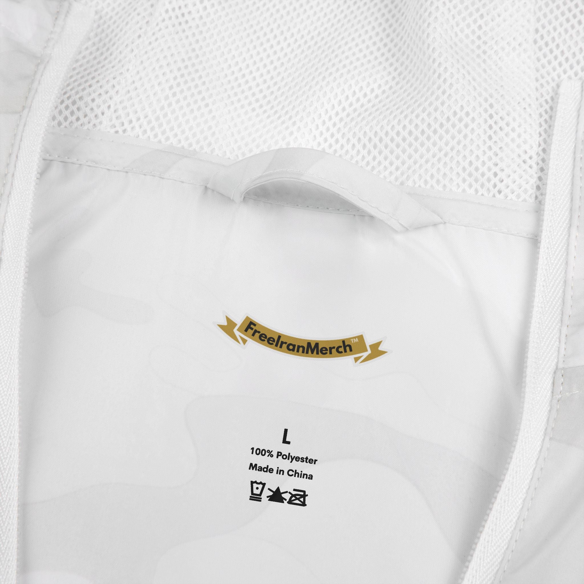 'Payandeh Iran JavidShah' Windbreaker — Payandeh Iran Lion & Sun Jacket