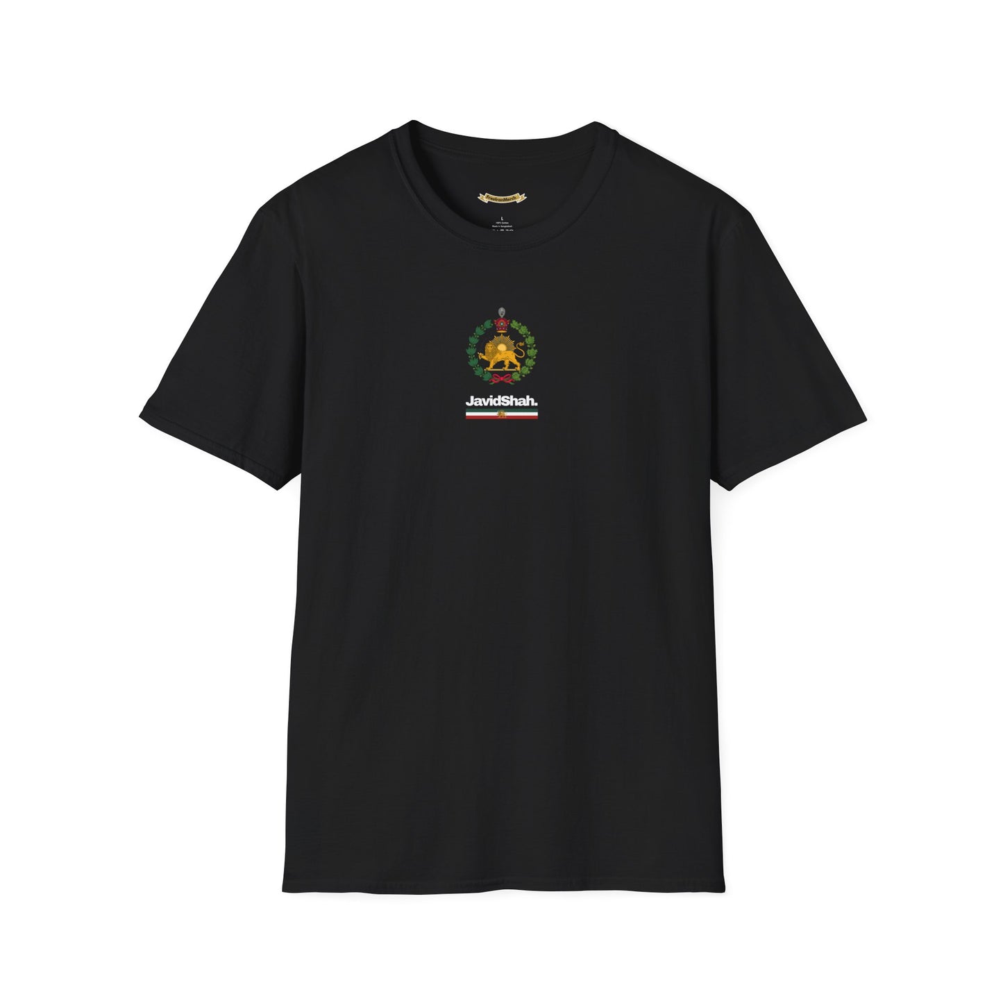 JavidShah Tee - Iran Monarchy Emblem Design T-Shirt