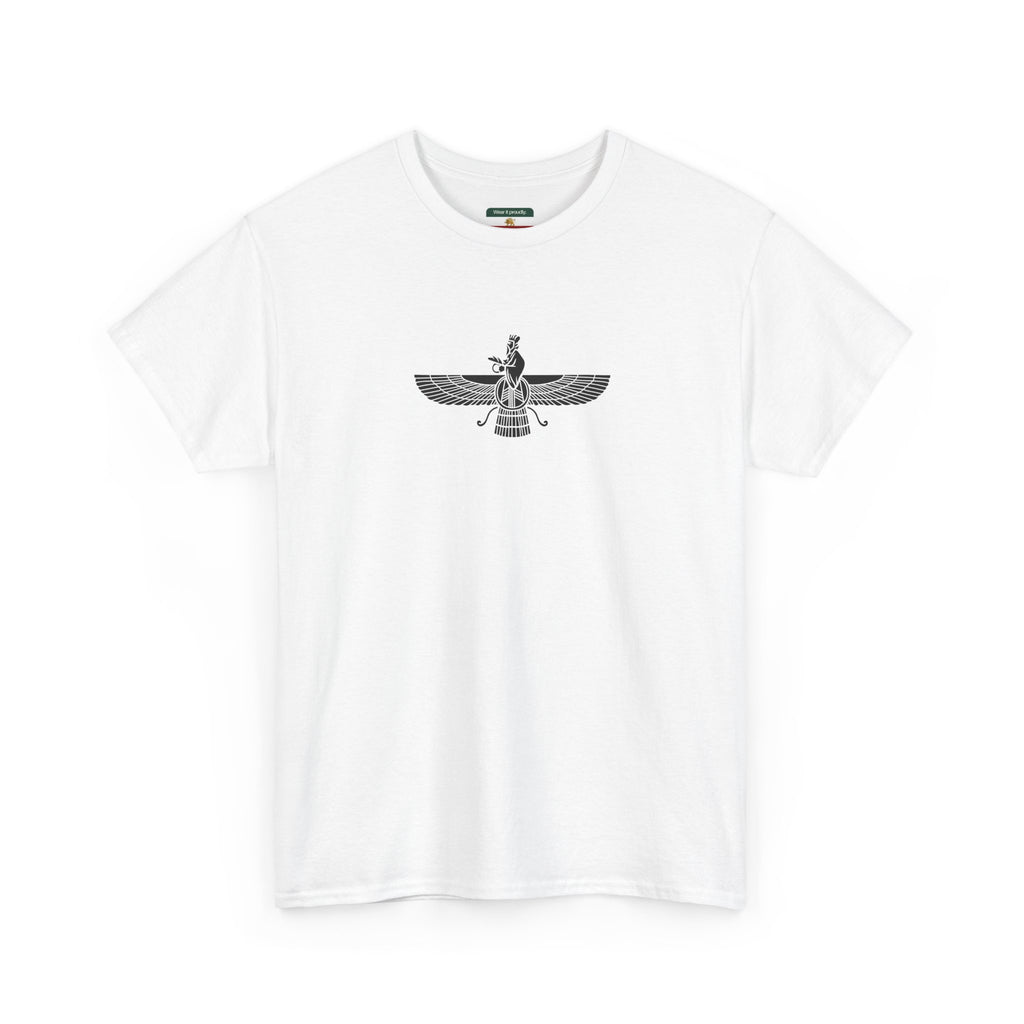 Faravahar Symbol T-Shirt - Persian Zoroastrian Winged Guardian Tee