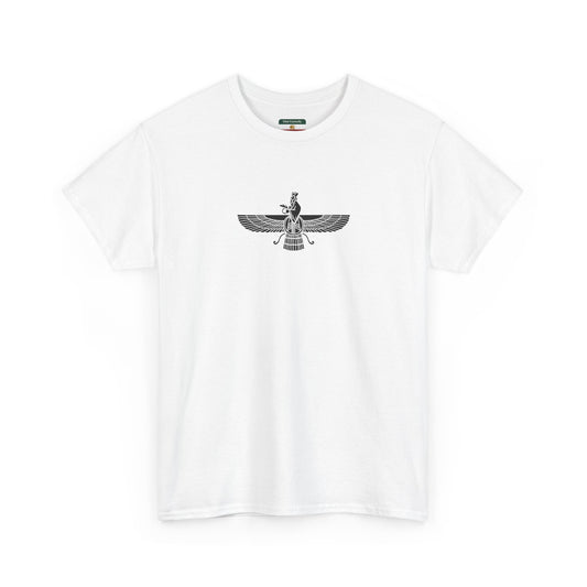 Faravahar Symbol T-Shirt - Persian Zoroastrian Winged Guardian Tee
