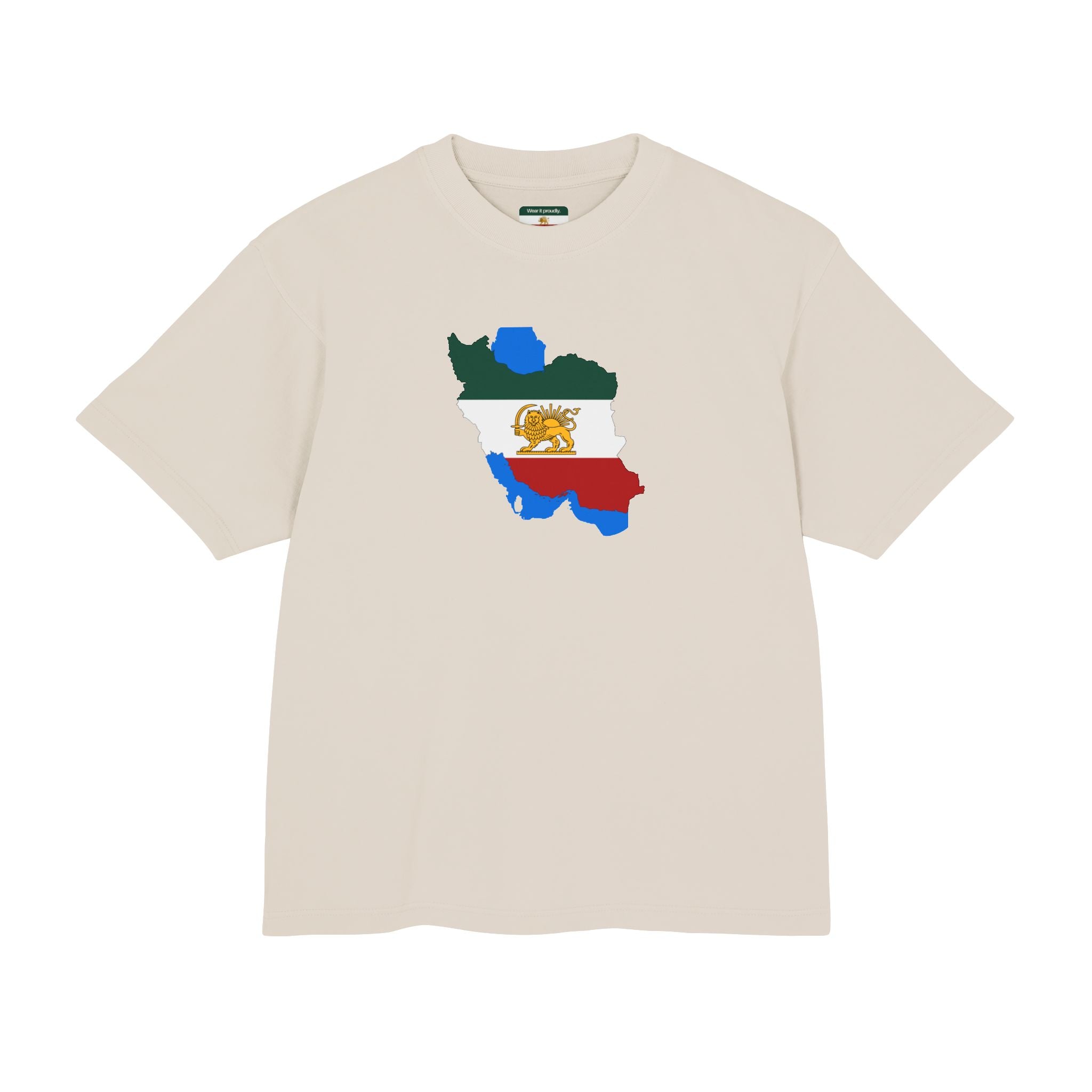 Iran Map with the Lion and Sun T-Shirt