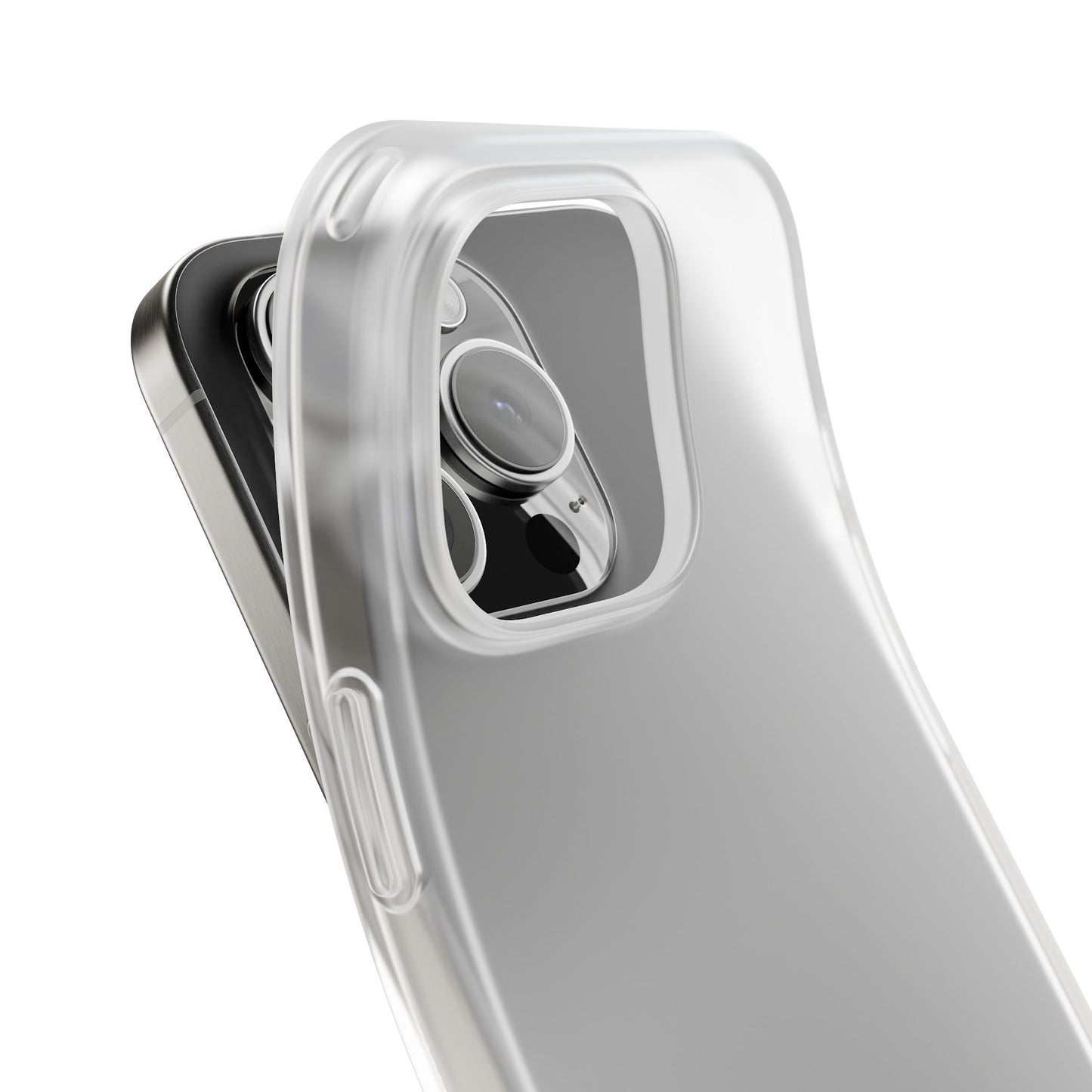 Minimal 'JavidShah' Clear Phone Case — Minimal Retro Stripe Accent
