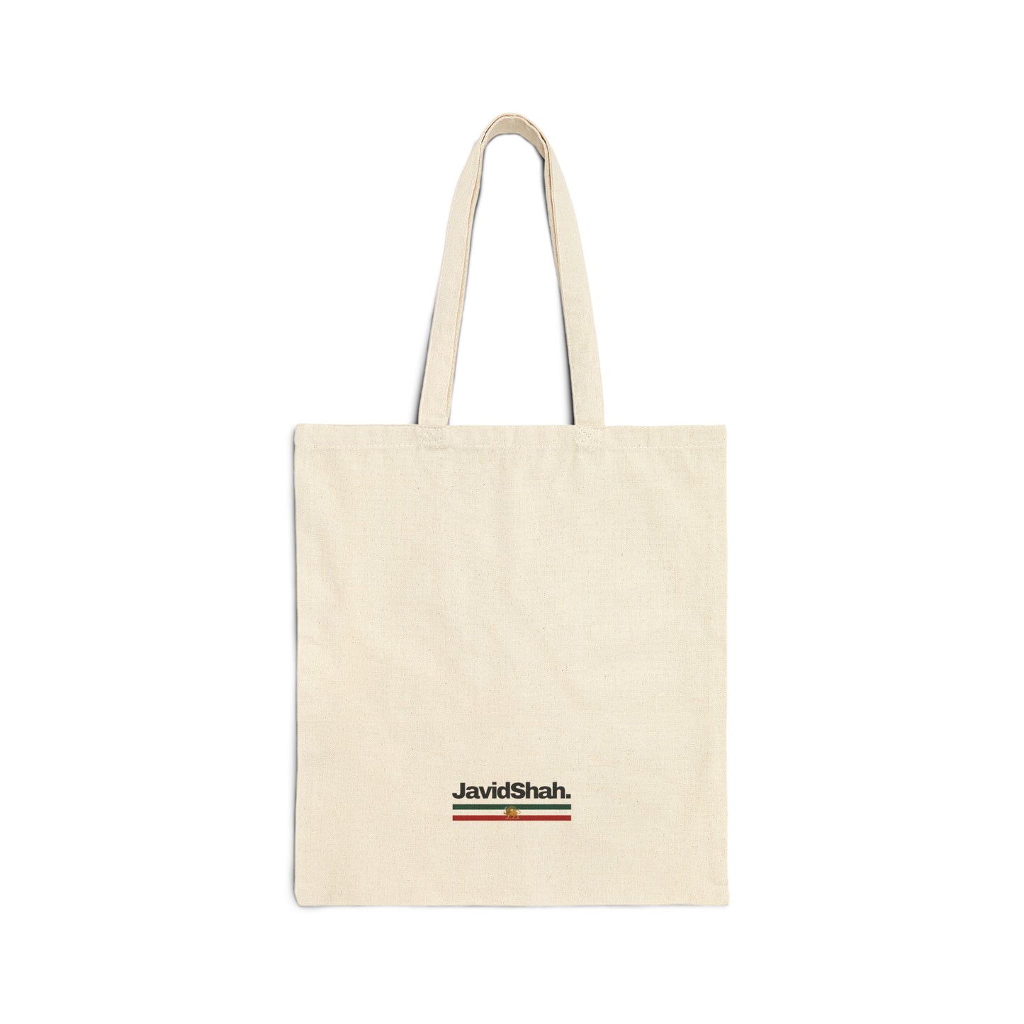 Minimal Floral Iran Monarchy Crest Canvas Tote Bag