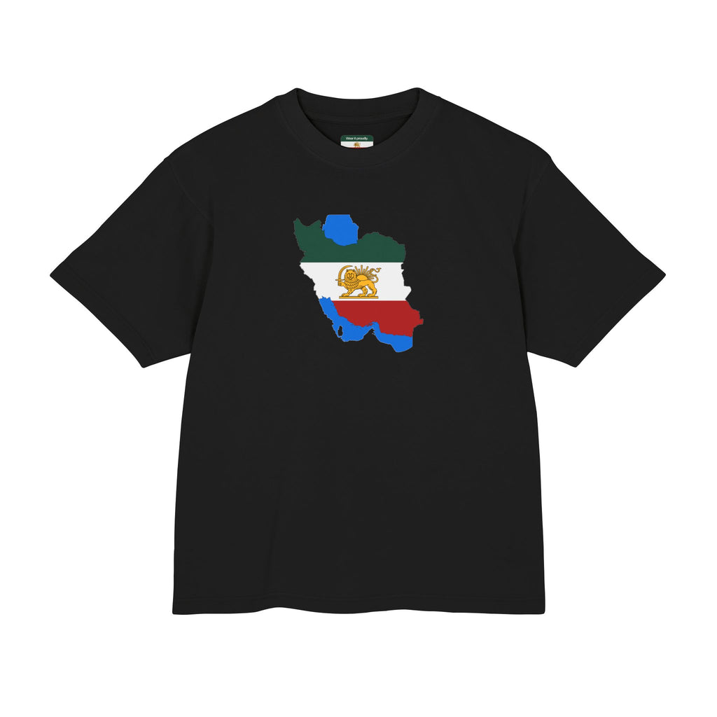Iran Map with the Lion and Sun T-Shirt