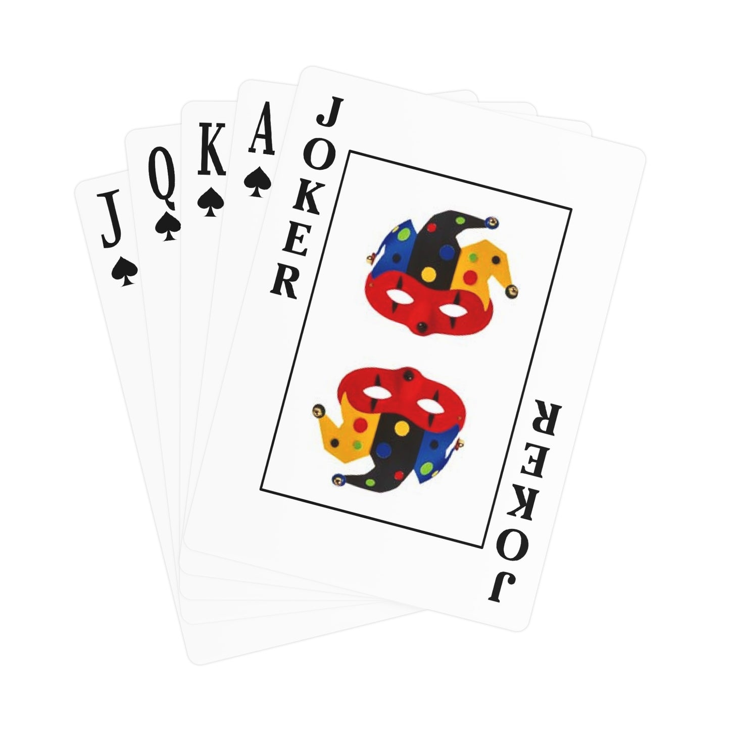 Black and Gold Iran Monarchy Royal Crest Design Poker Cards
