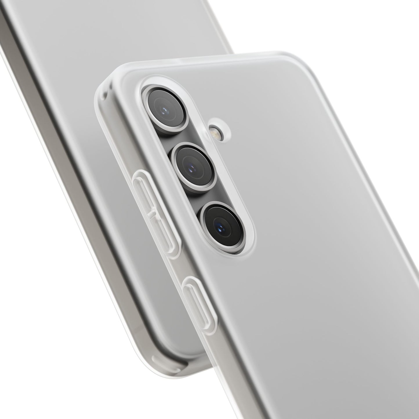 Minimal 'JavidShah' Clear Phone Case — Minimal Retro Stripe Accent
