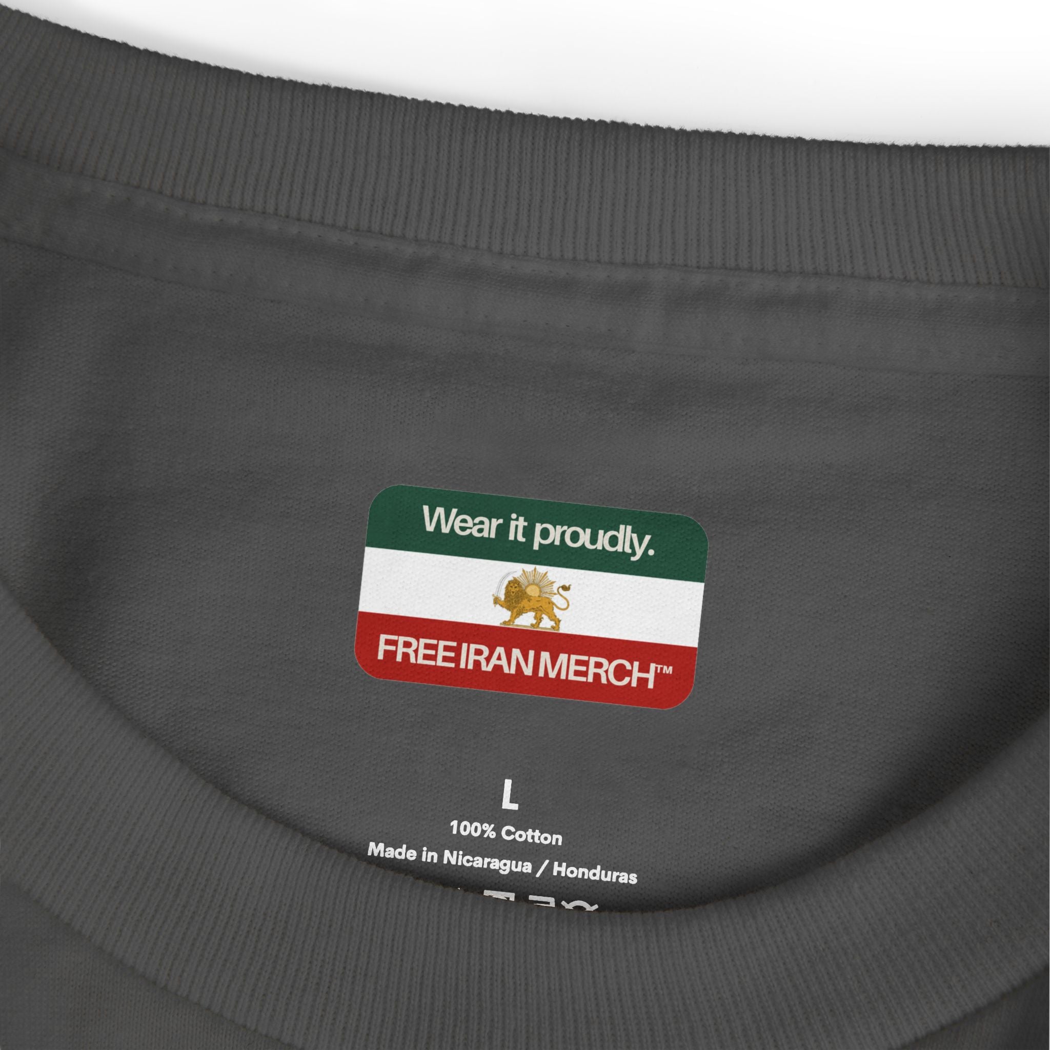 'Make Iran Great Again with Pahlavi' Floral Graphic Tee — Prince Reza Pahlavi Portrait T-Shirt