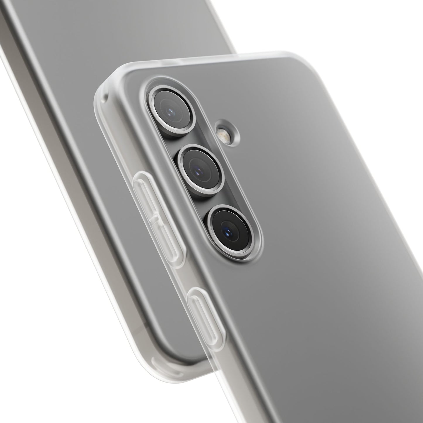 Minimal 'JavidShah' Clear Phone Case — Minimal Retro Stripe Accent