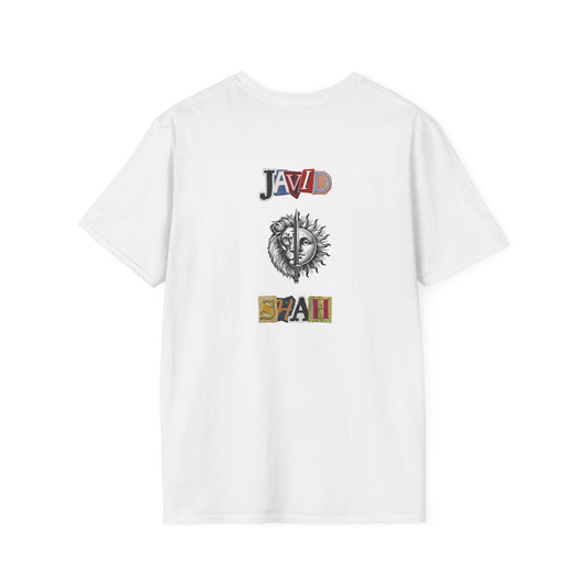 JavidShah Vintage Lion & Sun T-Shirt — Retro Letter Typography
