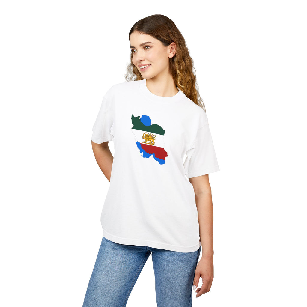Iran Map with the Lion and Sun T-Shirt
