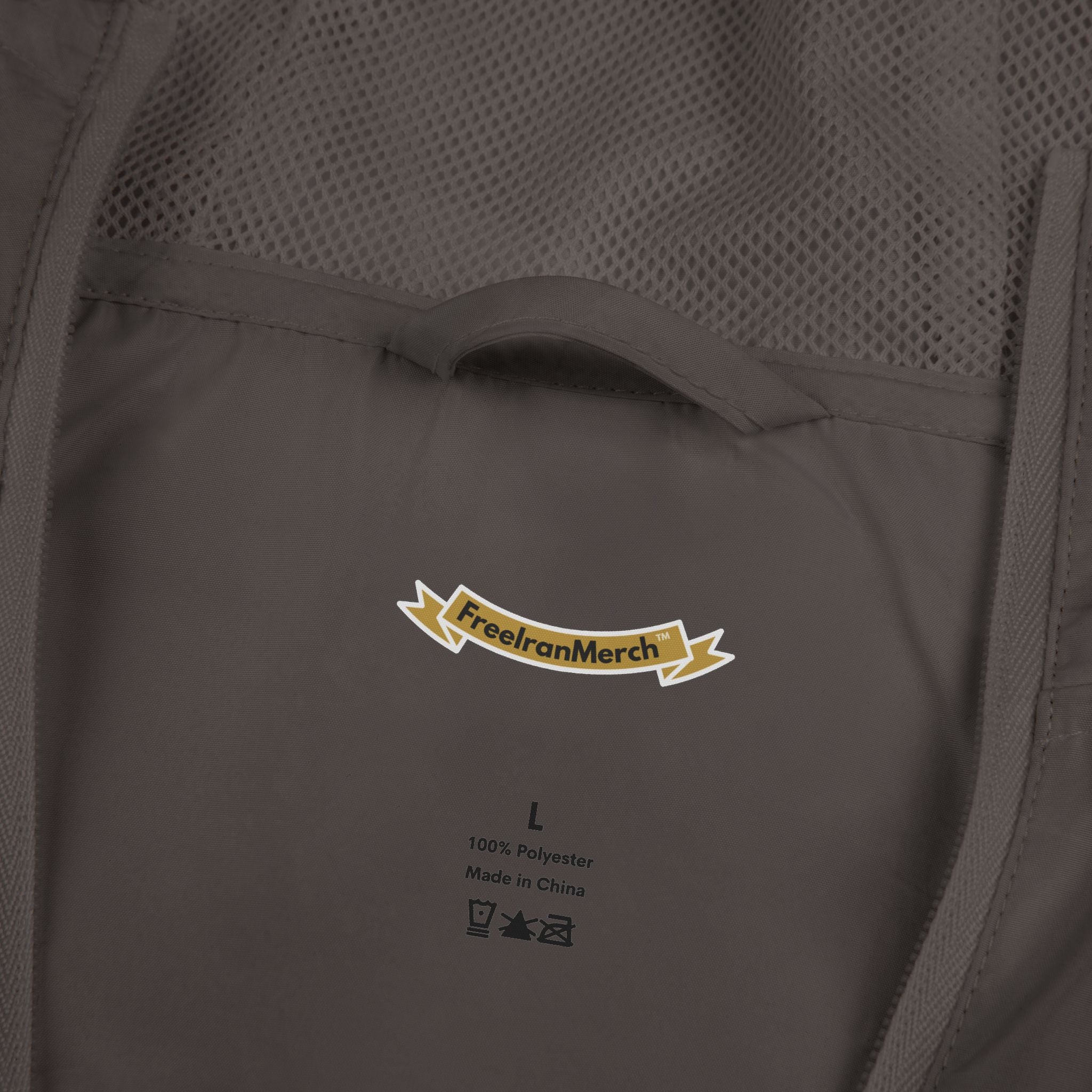 'Payandeh Iran JavidShah' Windbreaker — Payandeh Iran Lion & Sun Jacket