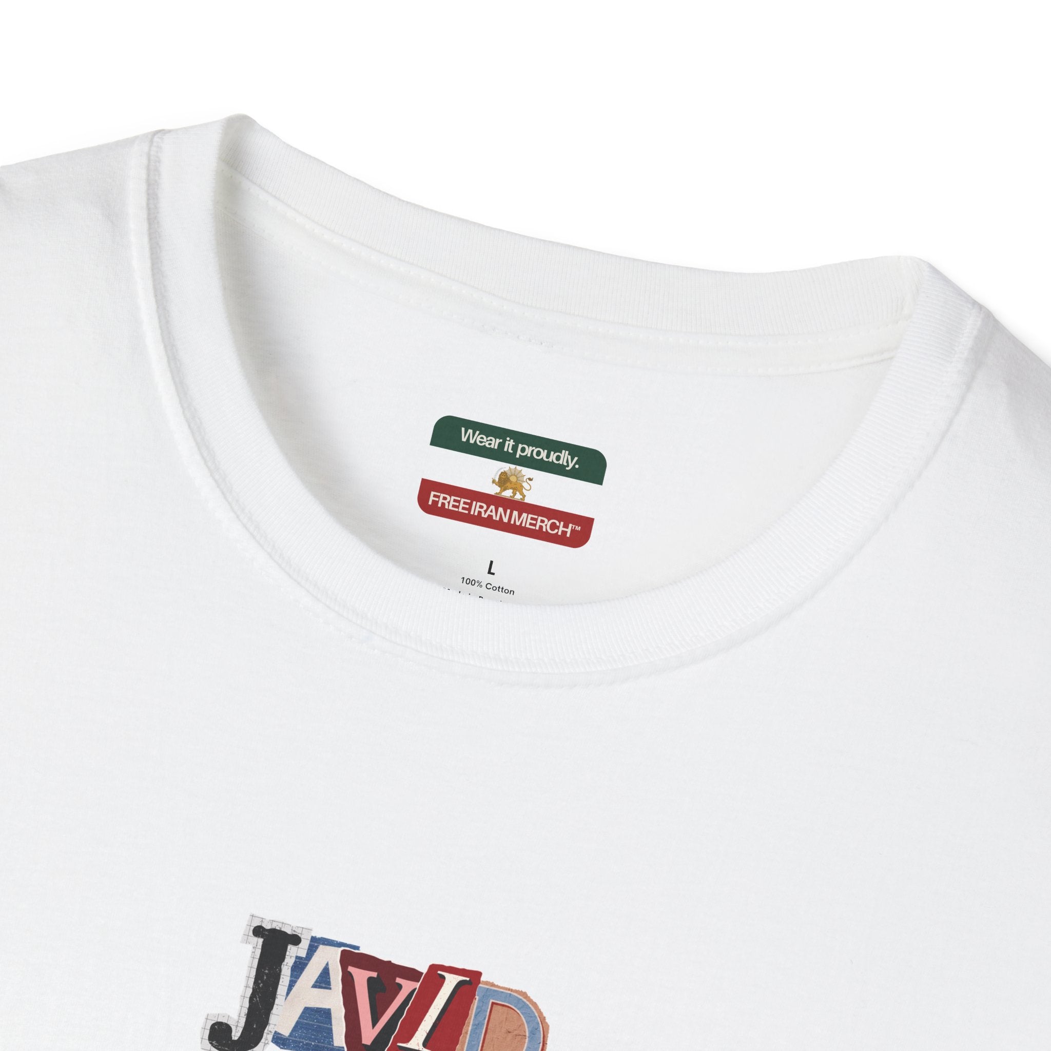 JavidShah Vintage Lion & Sun T-Shirt — Retro Letter Typography