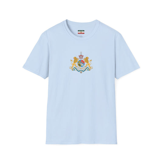 Pahlavi Monarchy Crest T-Shirt — Iran Imperial Emblem Tee