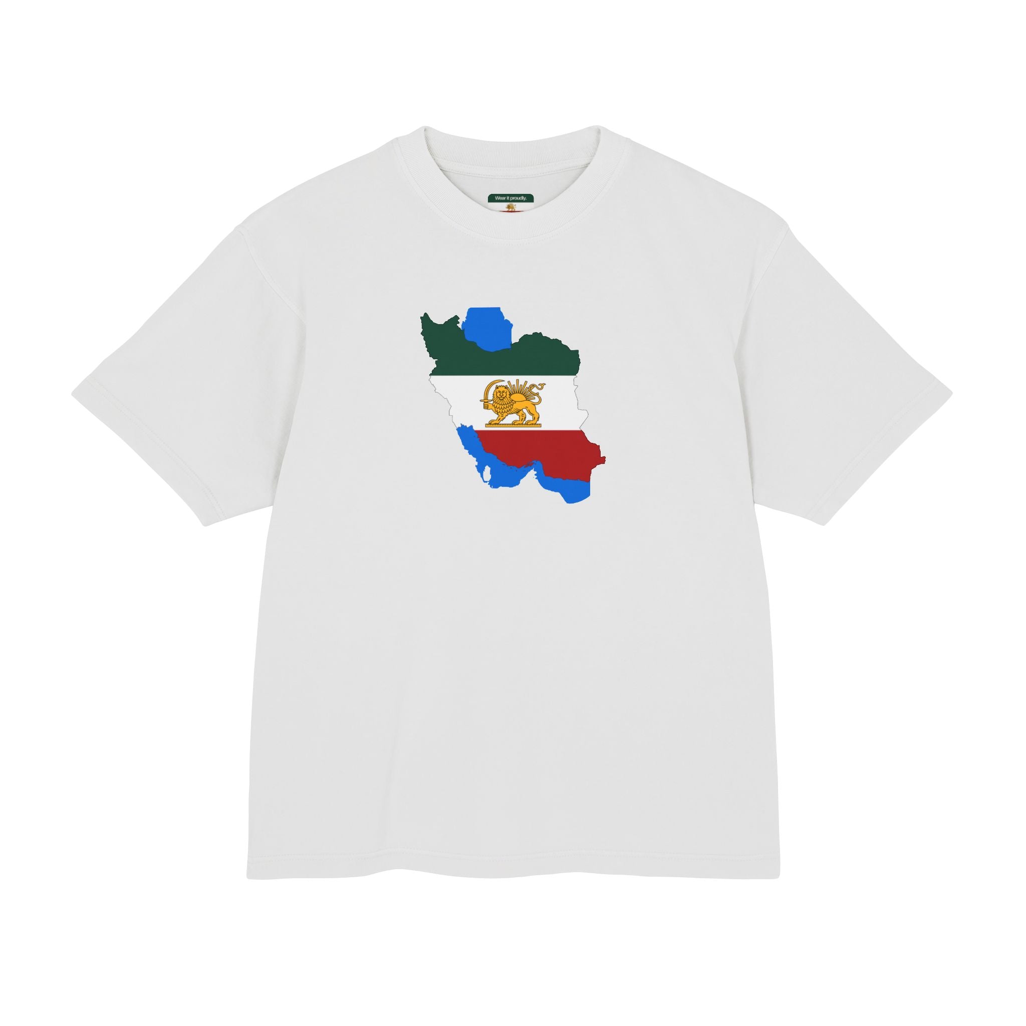 Iran Map with the Lion and Sun T-Shirt