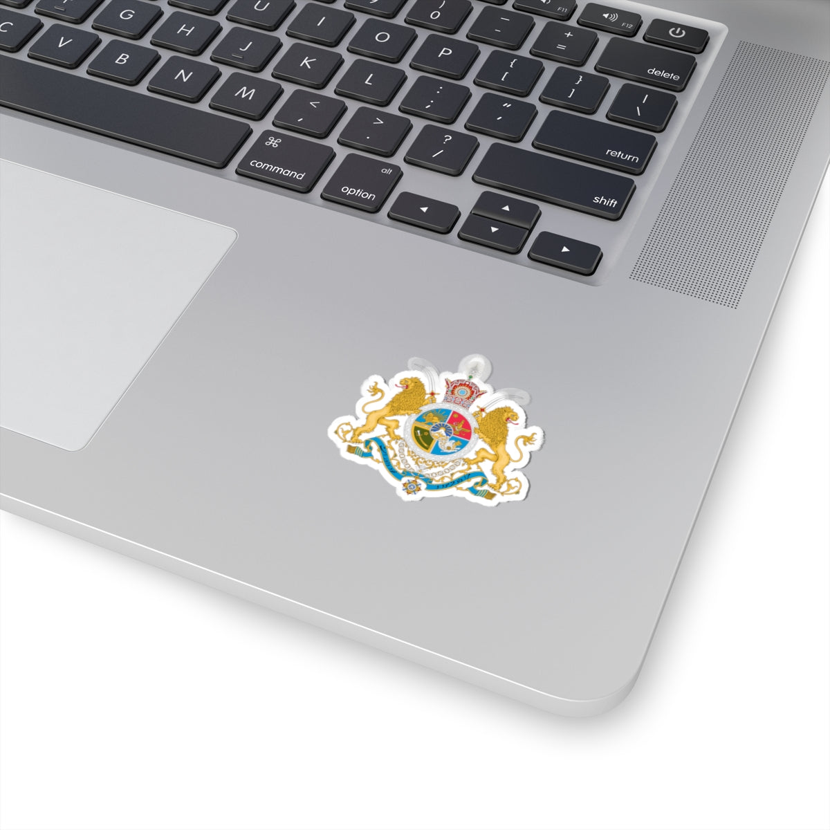Royal Iran Monarchy Crest Sticker — Vintage Iran Monarchy Crest Laptop Decal