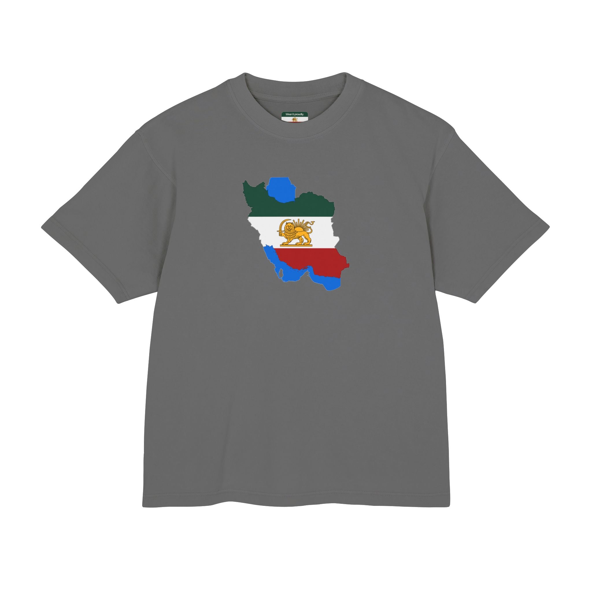 Iran Map with the Lion and Sun T-Shirt