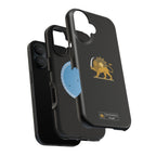 'JavidShah' Magnetic Impact-Resistant Case — Golden Lion and Sun Design