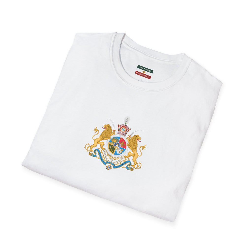 Pahlavi Monarchy Crest T-Shirt — Iran Imperial Emblem Tee
