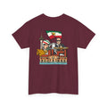 Iran Cute Chibi Style Collage Graphic Tee — Shah, Prince Reza Pahlavi & Iran Landmarks Travel T-Shirt