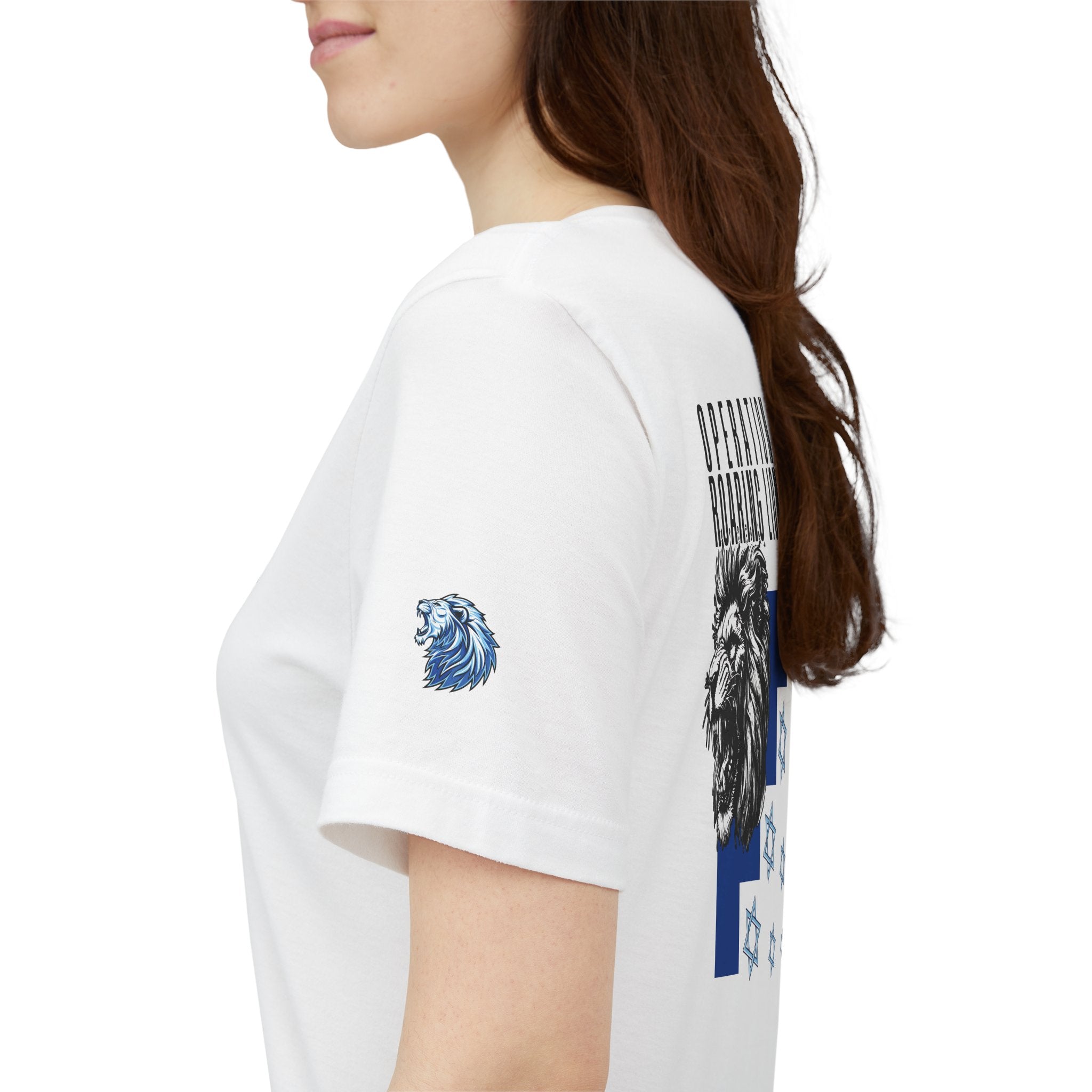 Roaring Lion Graphic Tee — 'Roaring Lion' Emblem with sleeves Graphics