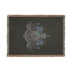 Iran Monarchy Crest Woven Blanket
