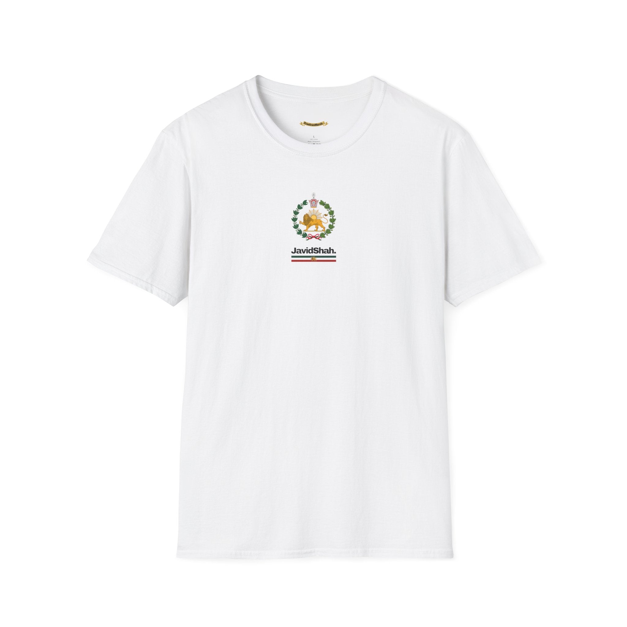 JavidShah Tee - Iran Monarchy Emblem Design T-Shirt